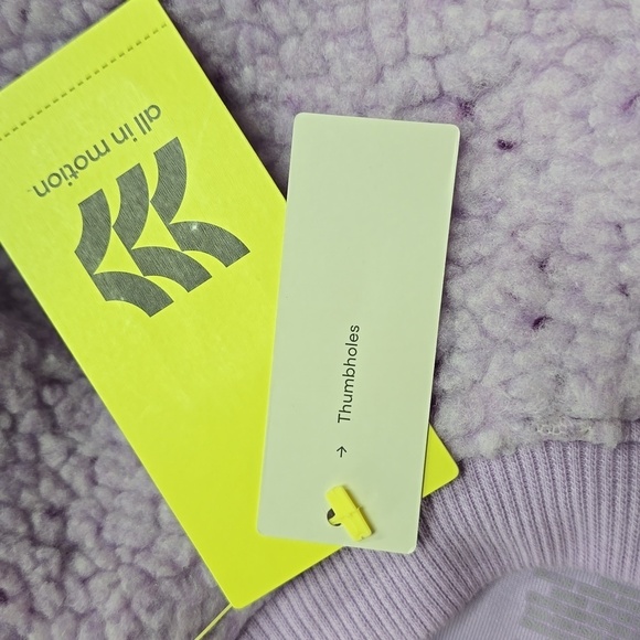 Sherpa Shearling Crewneck Lined Sweatshirt | All in Motion | Medium (8) - Picture 8 of 8